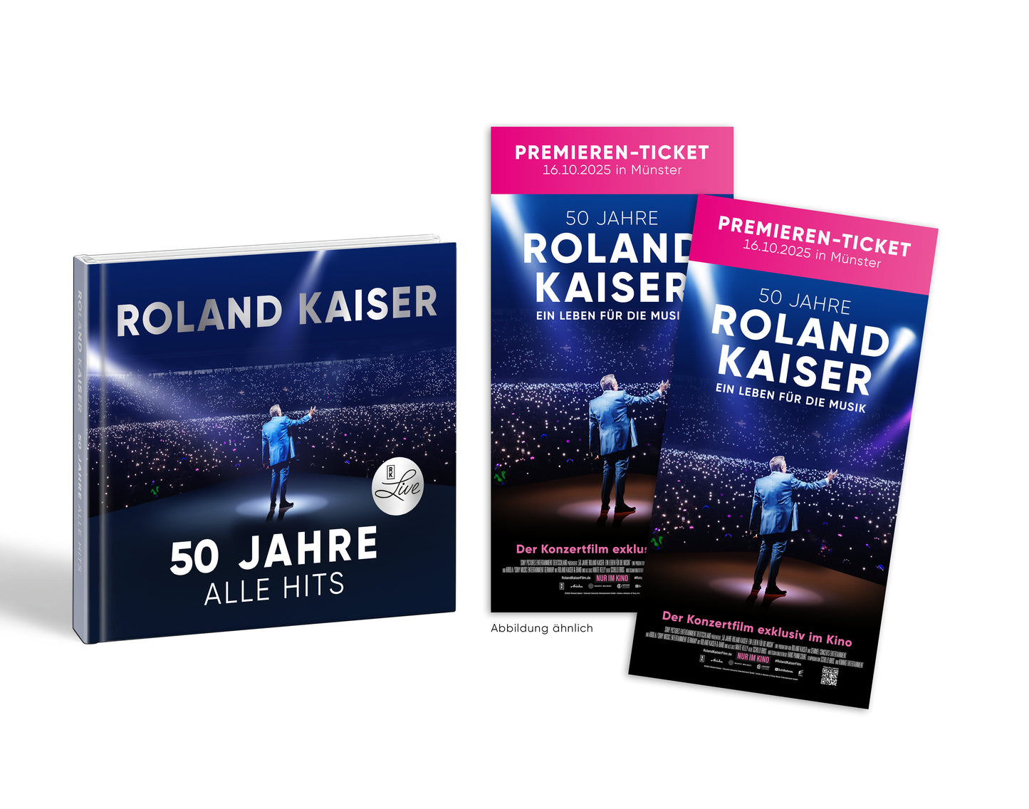 Roland Kaiser - 50 Jahre. Alle Hits. Live (2 CD+2Tickets)