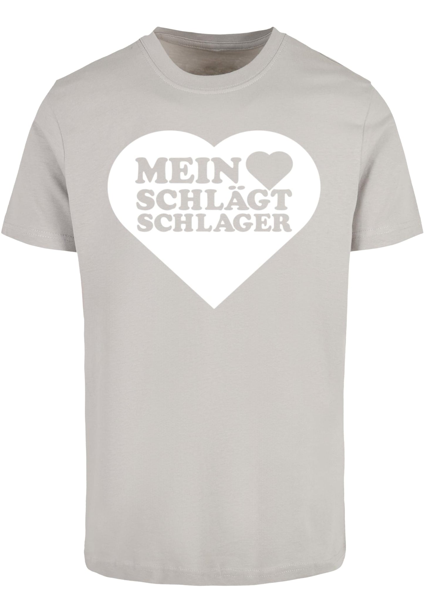MHSS Herz Weiß T-Shirt Lightasphalt