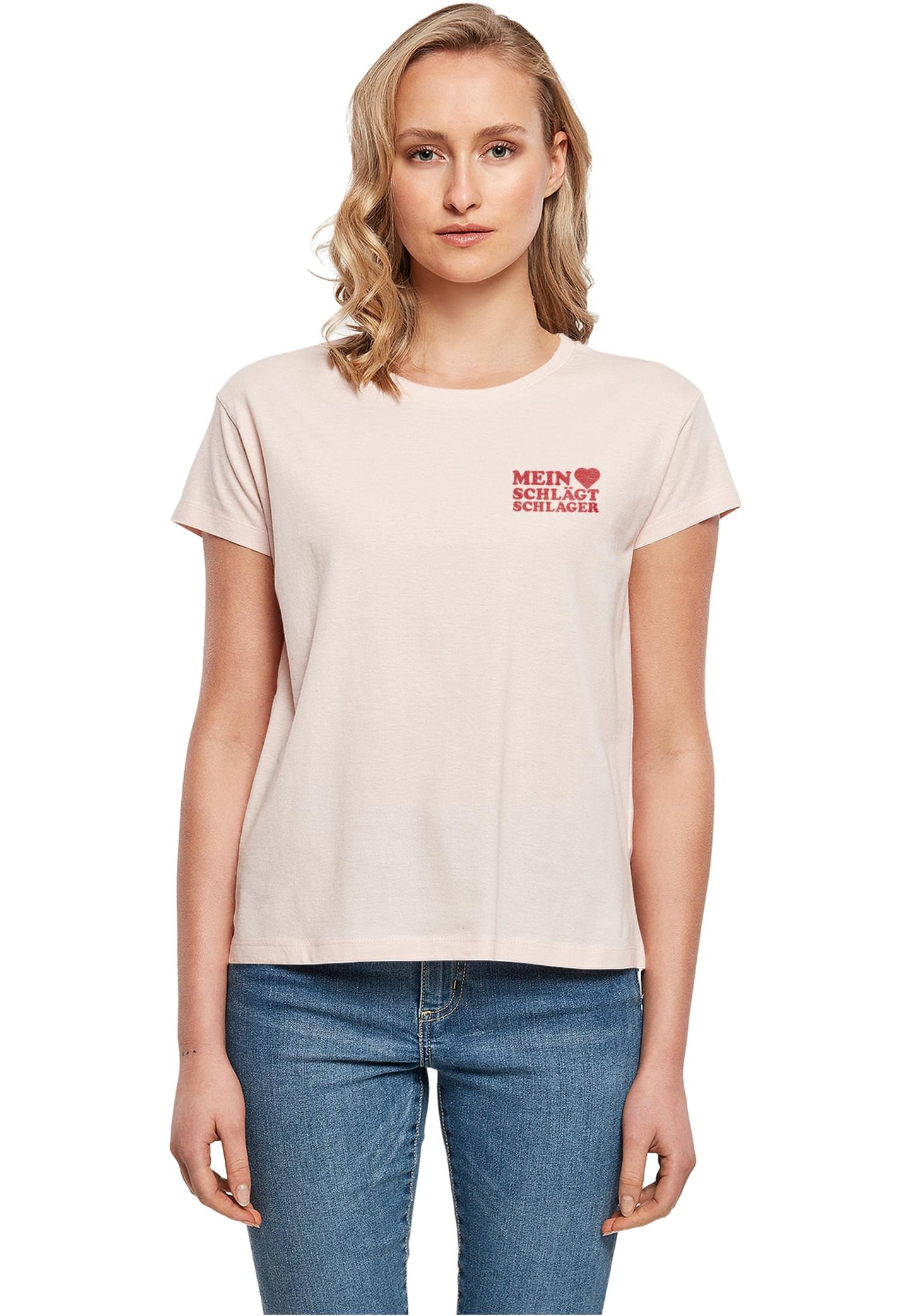Ladies MHSS Logo Rot T-Shirt 2 Pink