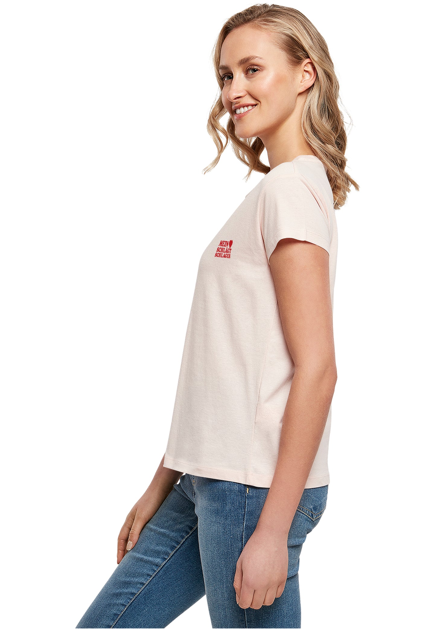 Ladies MHSS Logo Rot T-Shirt 2 Pink