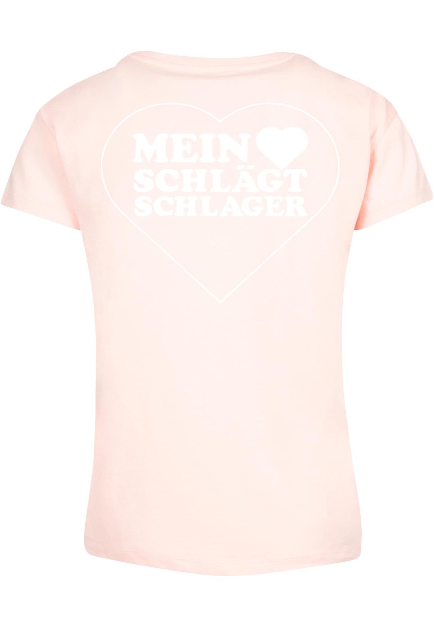 Ladies MHSS Herz Weiß 2 T-Shirt Pink