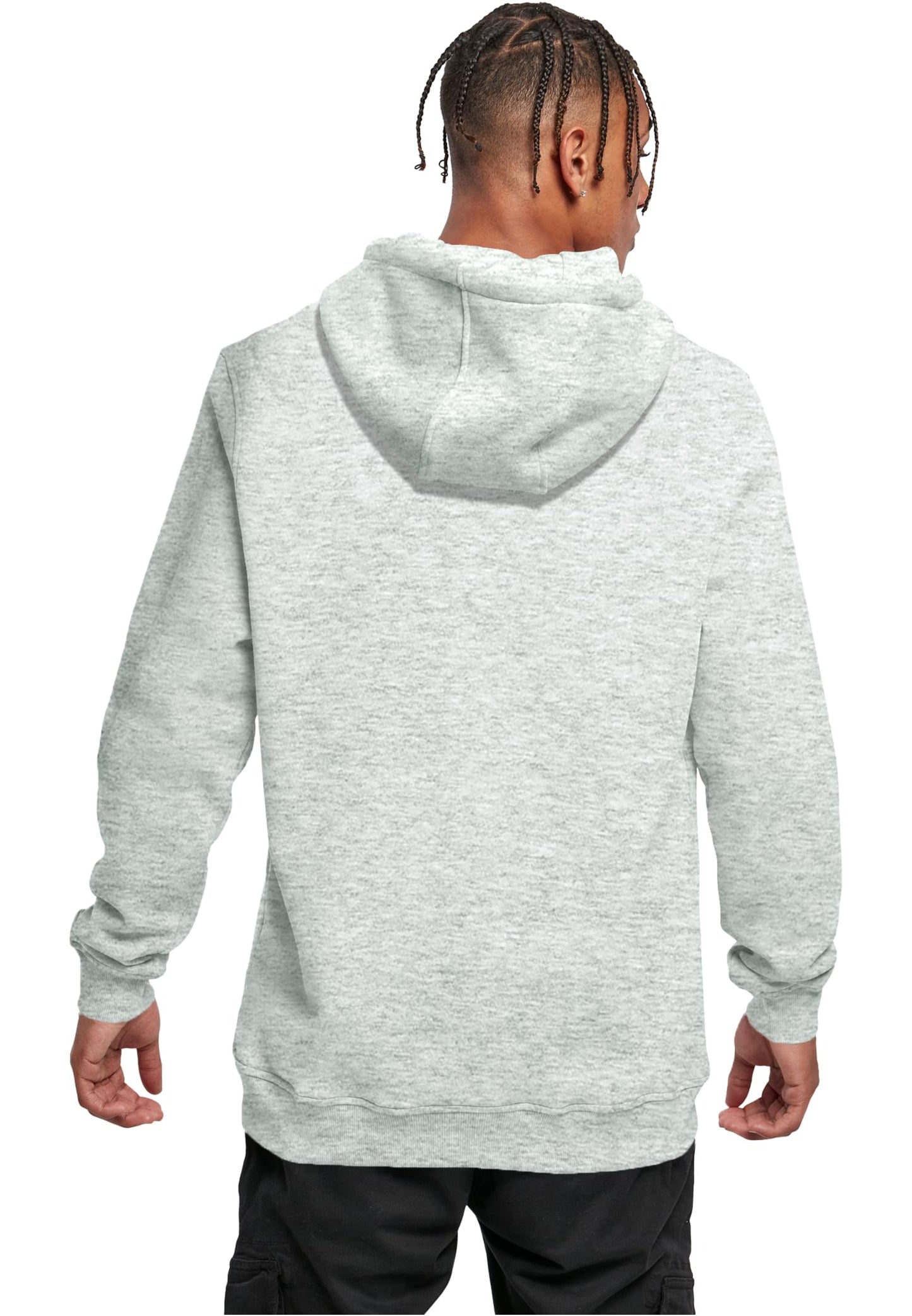 MHSS Logo Weiß Hoodie Heather Grey