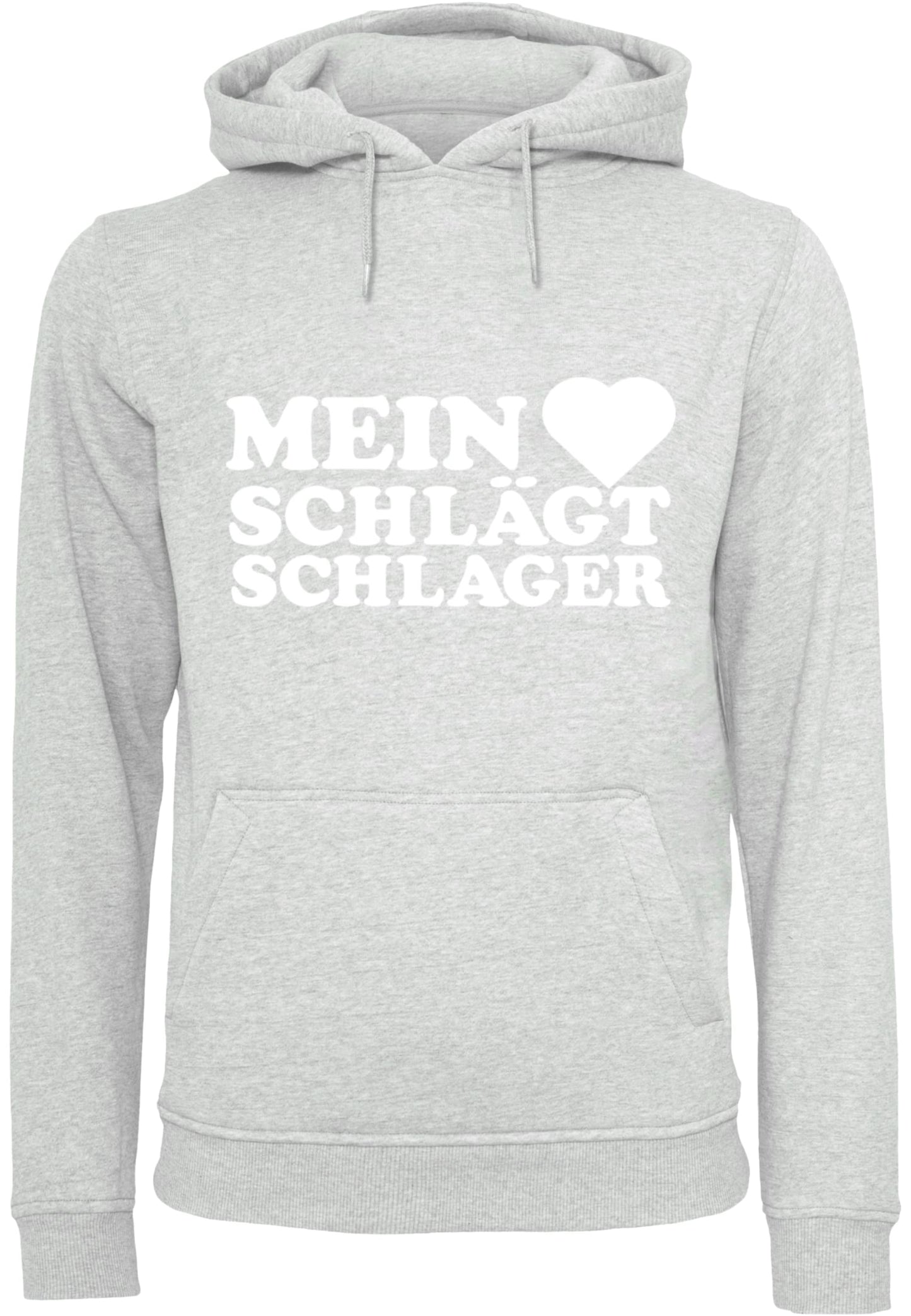 MHSS Logo Weiß Hoodie Heather Grey