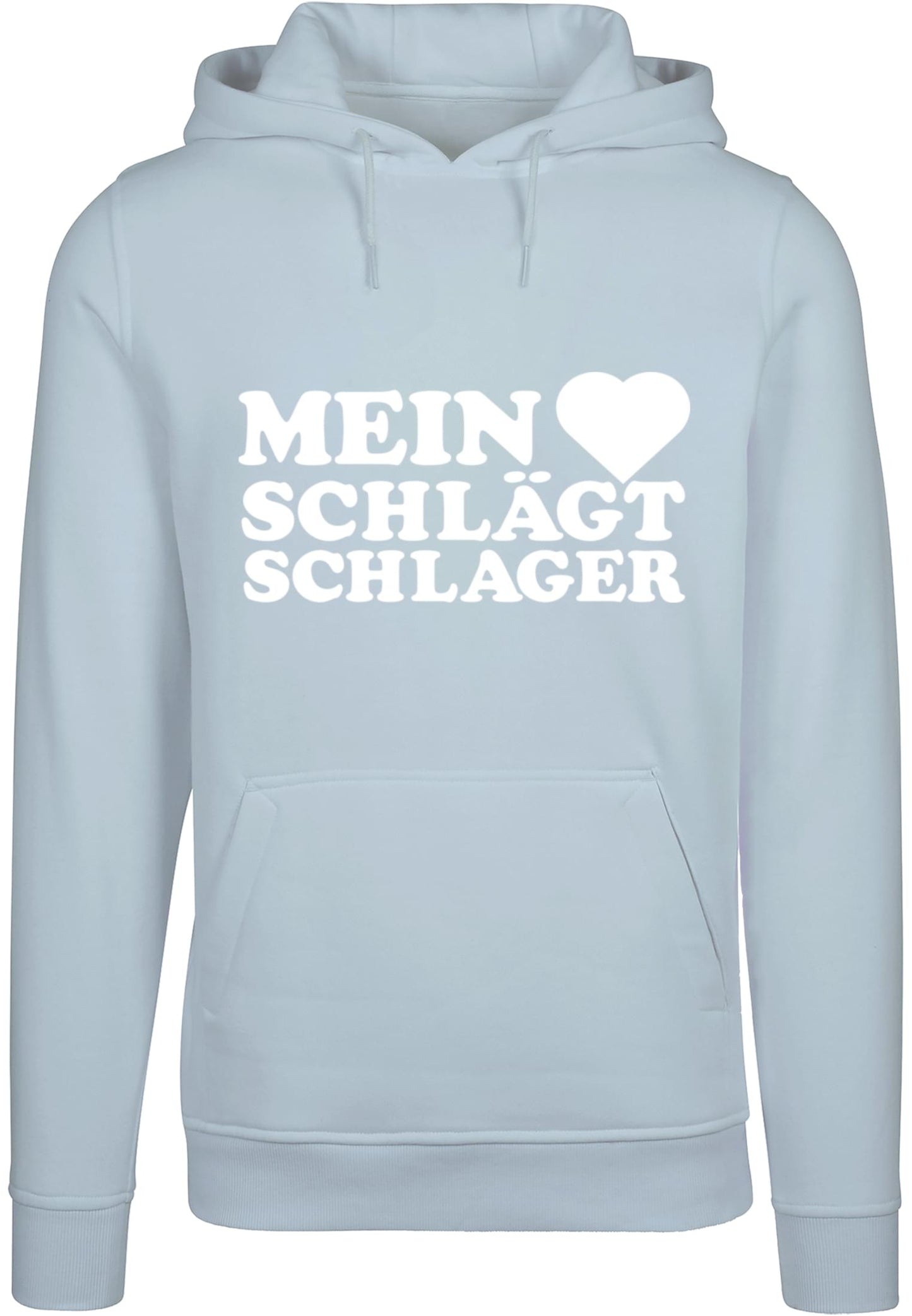 MHSS Logo Weiß Hoodie Ocean Blue