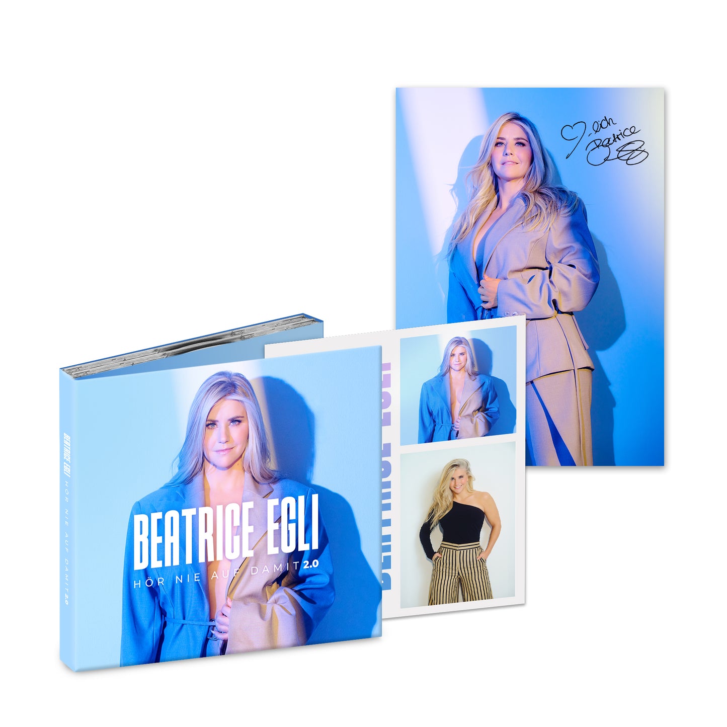 Beatrice Egli - Hör nie auf damit 2.0 (Digipak CD + signierte Autogrammkarte)