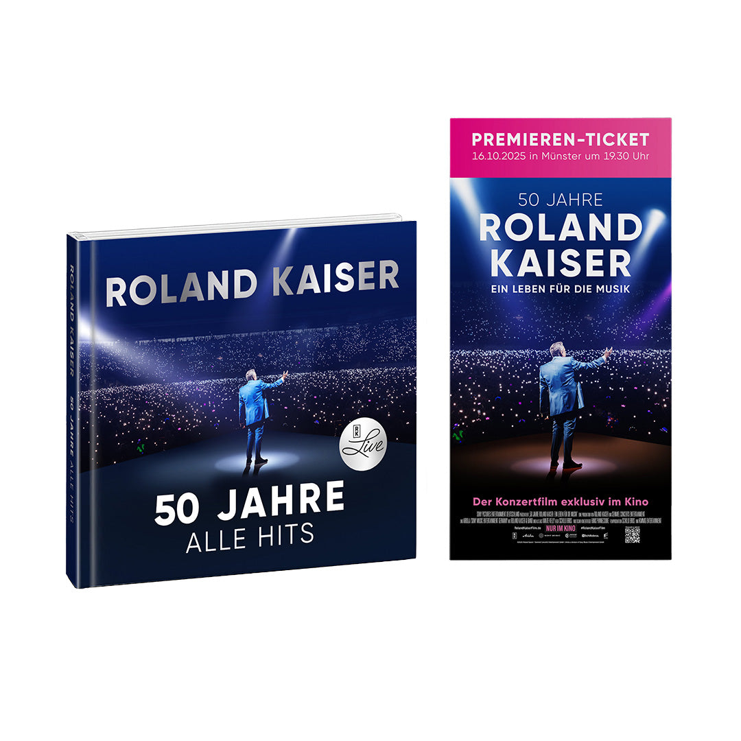 Roland Kaiser - 50 Jahre. Alle Hits. Live (2 CD+1Ticket)