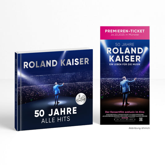 Roland Kaiser - 50 Jahre. Alle Hits. Live (2 CD+1Ticket)