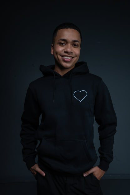 Schlager Hert Hoodie Dunkelblau mit Rückenprint