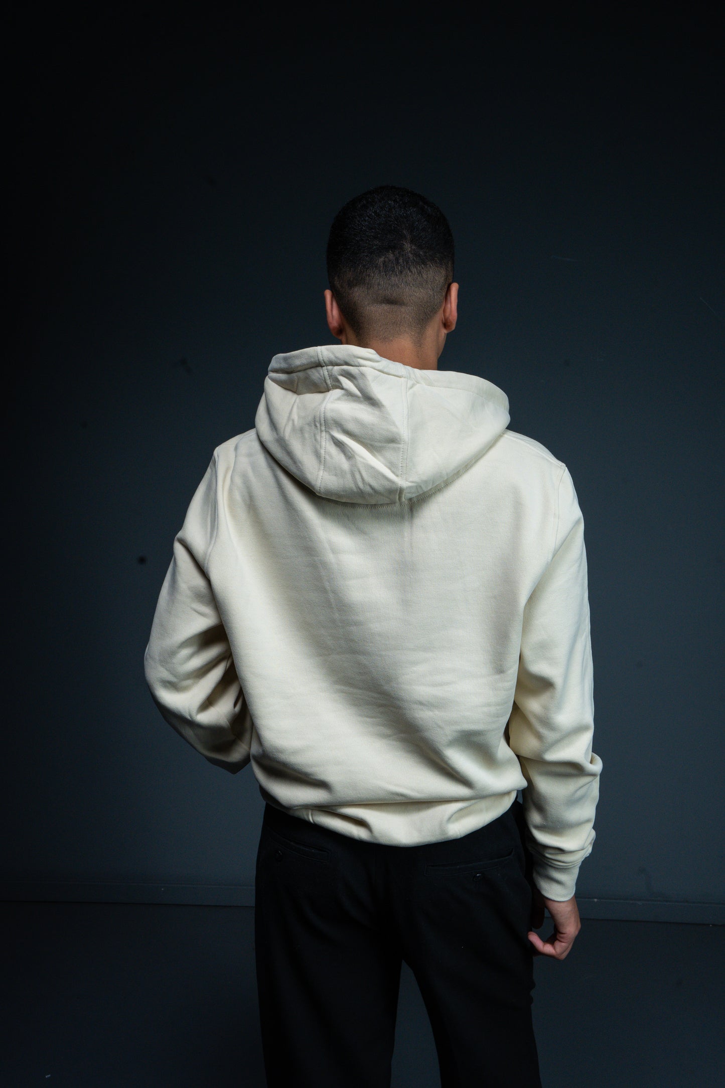 Schlager Logo Hoodie Sand mit großem Logo