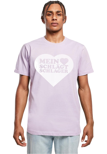 MHSS Herz Weiß T-Shirt Lilac