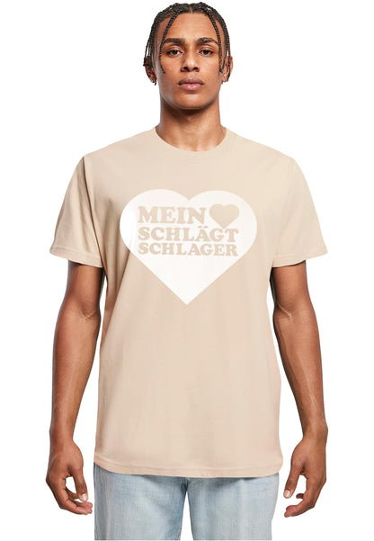 MHSS Herz Weiß T-Shirt Sand