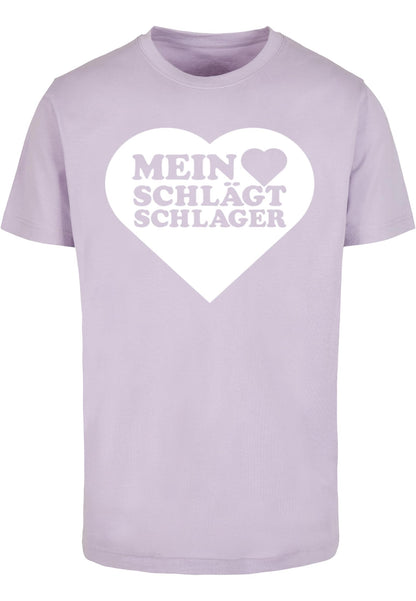 MHSS Herz Weiß T-Shirt Lilac
