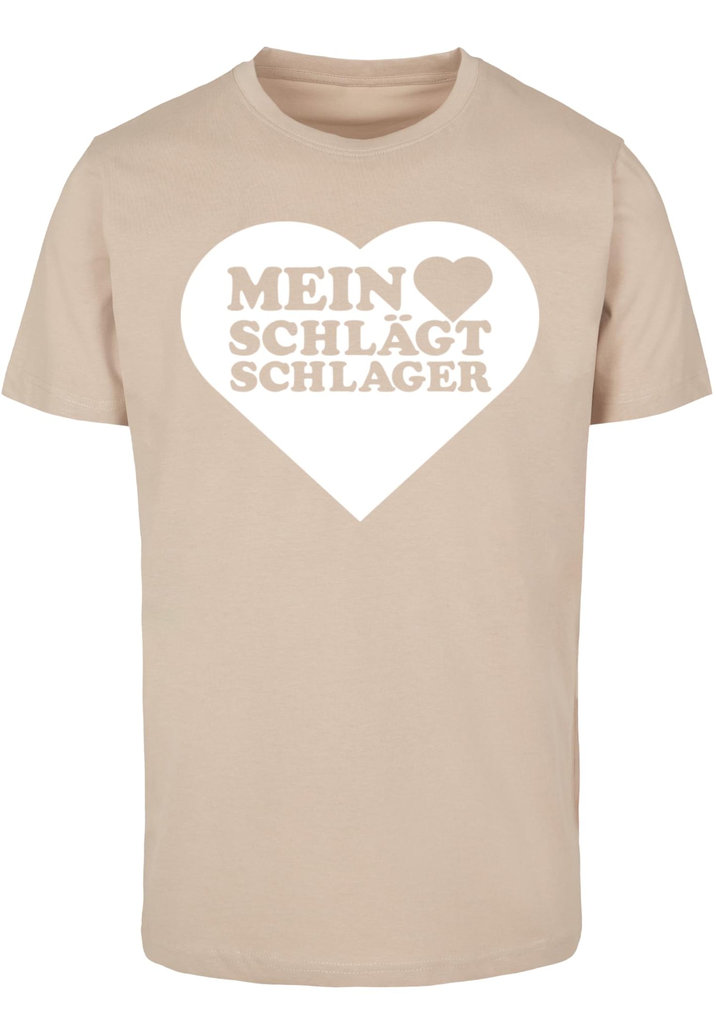 MHSS Herz Weiß T-Shirt Sand