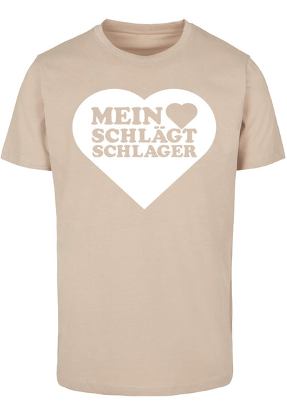 MHSS Herz Weiß T-Shirt Sand