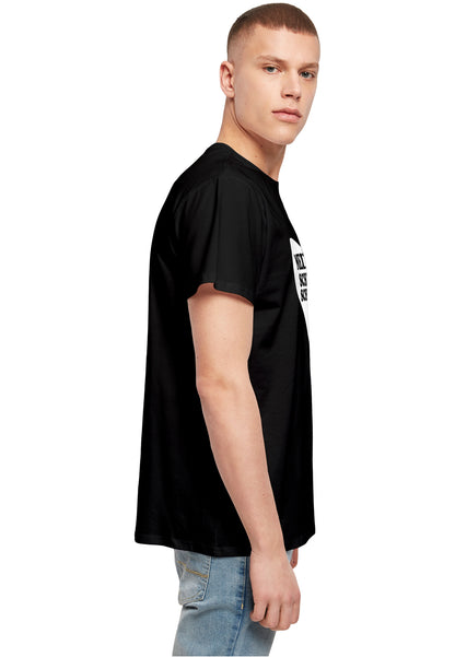 MHSS Herz Weiß Basic T-Shirt Black