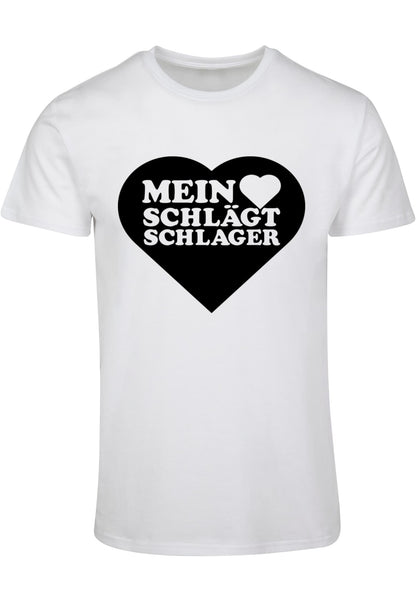 MHSS Herz Schwarz Basic T-Shirt White