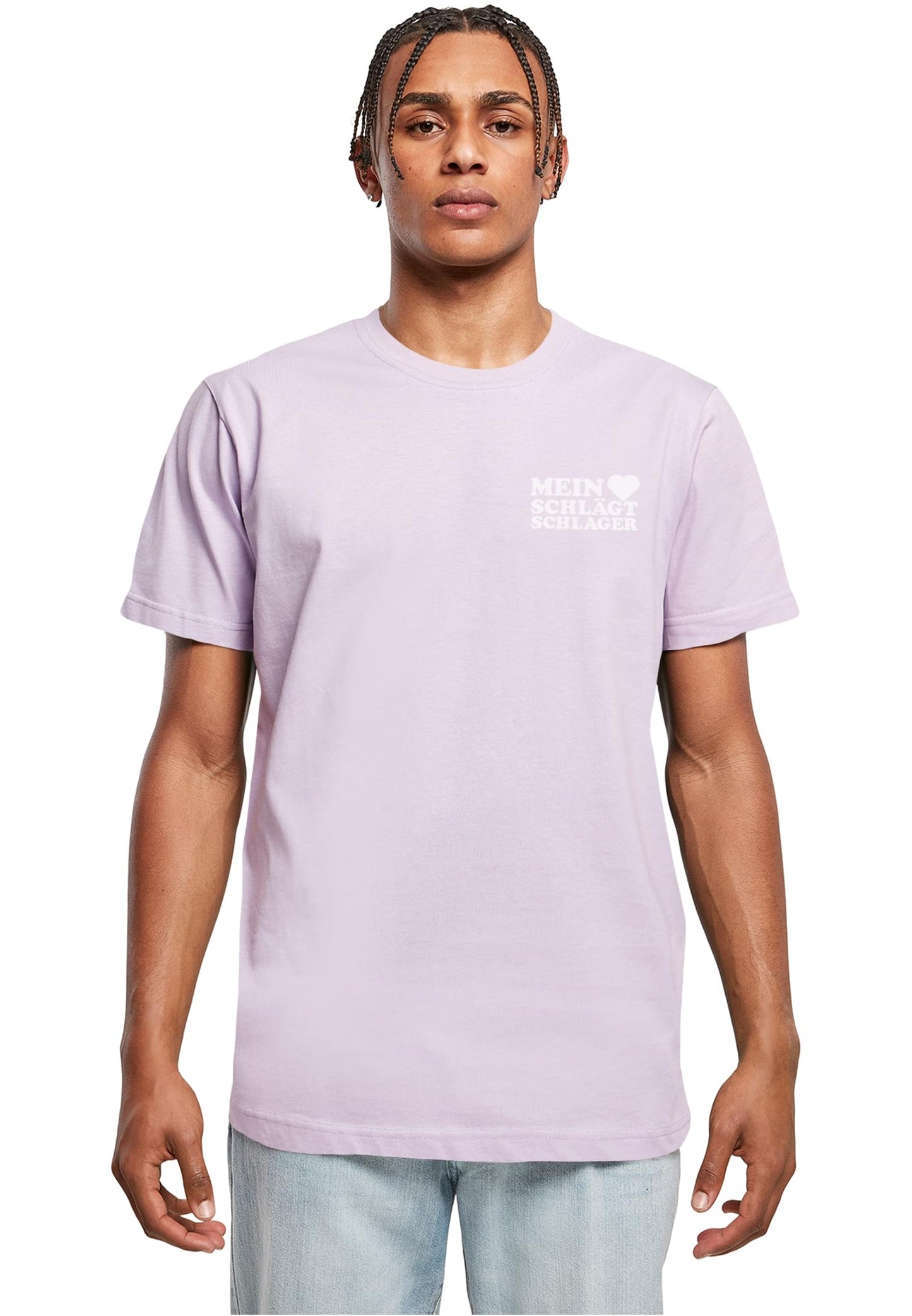 MHSS Logo Weiß T-Shirt 2 Lilac