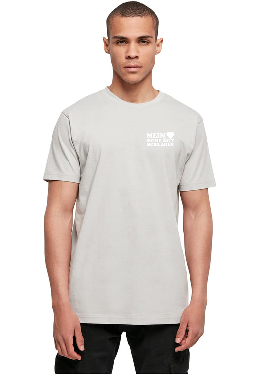 MHSS Logo Weiß T-Shirt 2 Lightasphalt