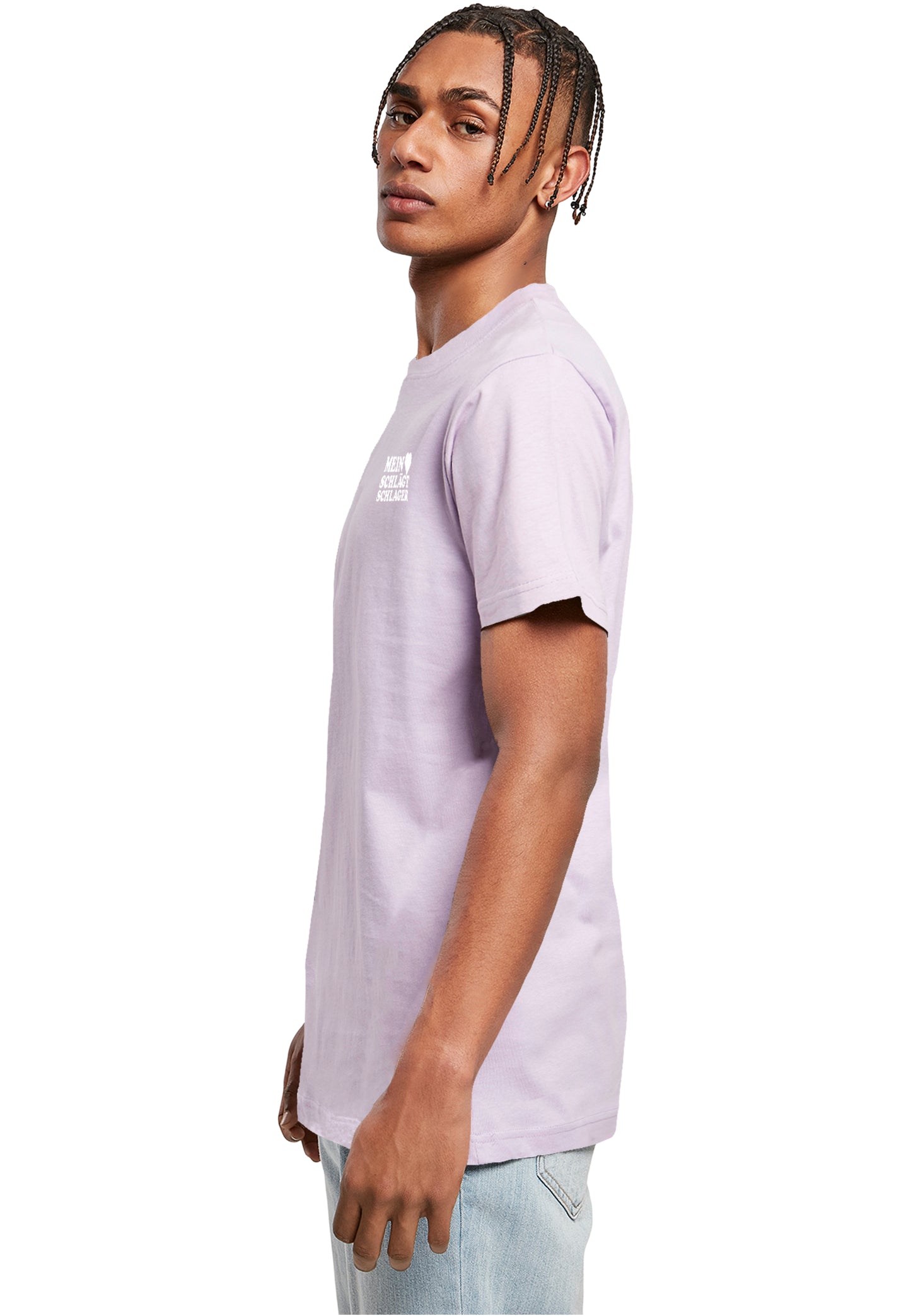 MHSS Logo Weiß T-Shirt 2 Lilac