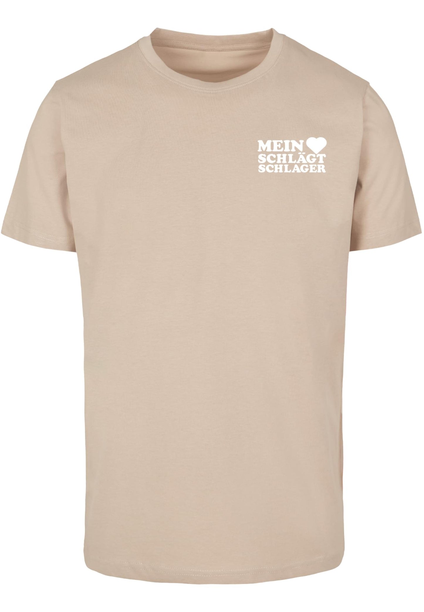 MHSS Logo Weiß T-Shirt 2 Sand