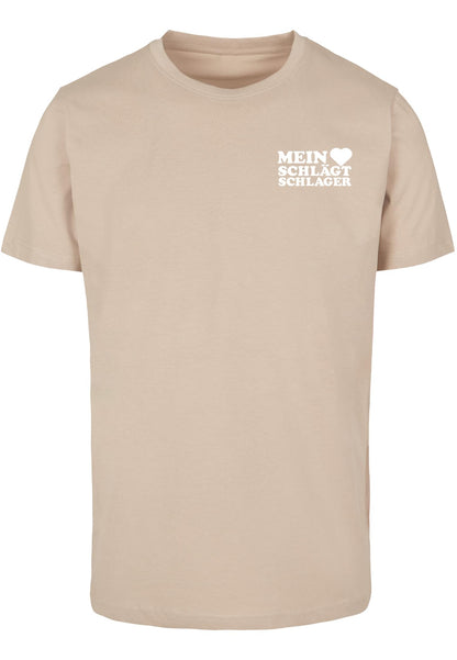 MHSS Logo Weiß T-Shirt 2 Sand
