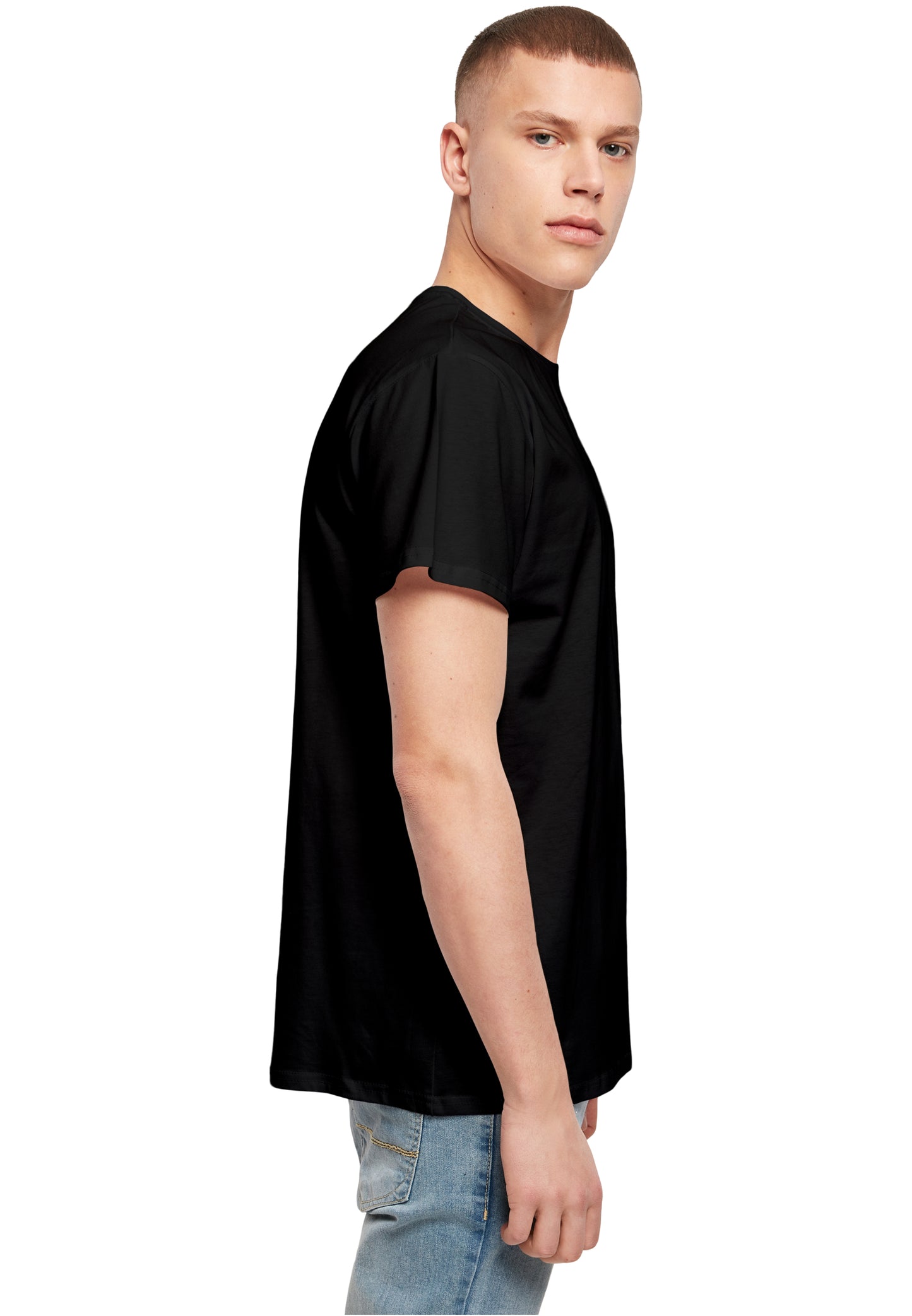 MHSS Logo Weiß Basic T-Shirt 2 Black