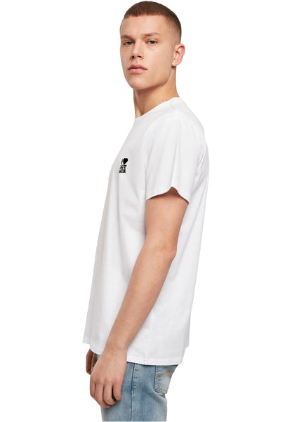 MHSS Logo Schwarz Basic T-Shirt 2 White