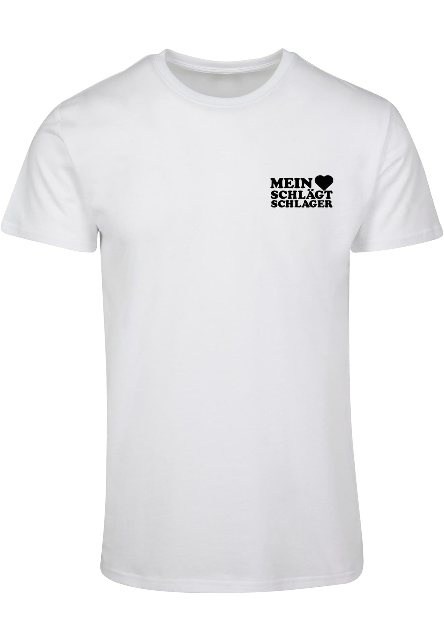 MHSS Logo Schwarz Basic T-Shirt 2 White