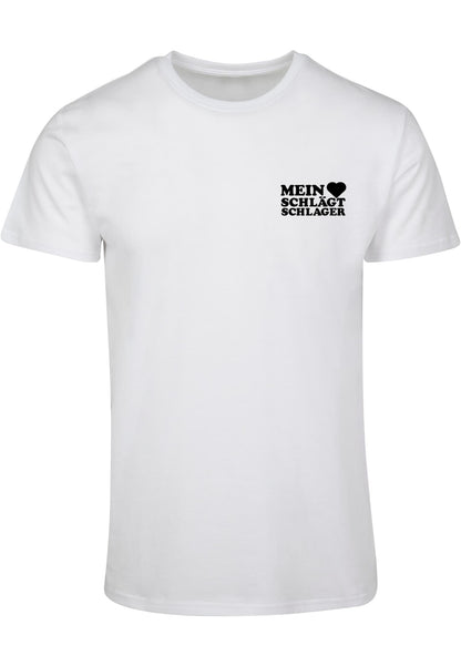 MHSS Logo Schwarz Basic T-Shirt 2 White