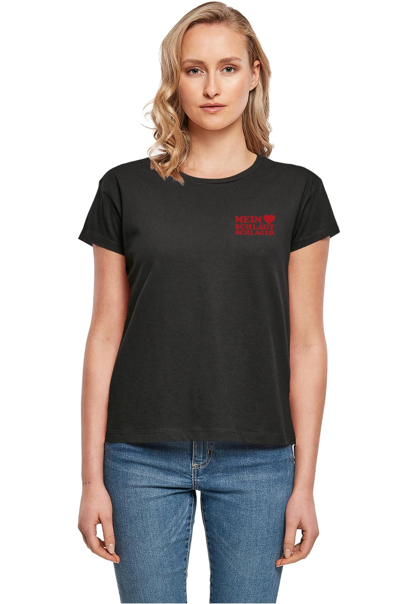 Ladies MHSS Logo Rot T-Shirt 2 Black