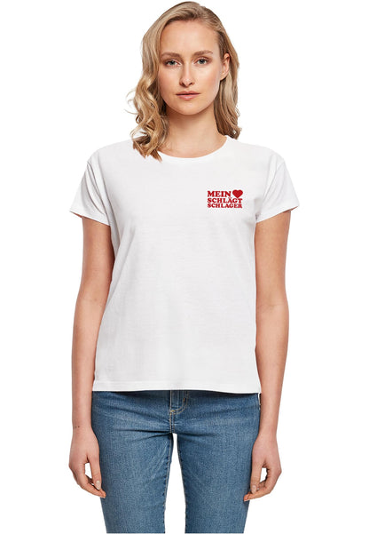 Ladies MHSS Logo Rot T-Shirt 2 White