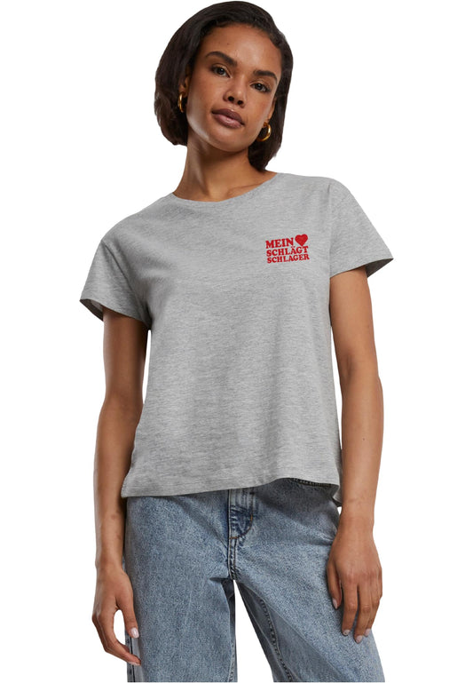 Ladies MHSS Logo Rot T-Shirt 2 Heather Grey