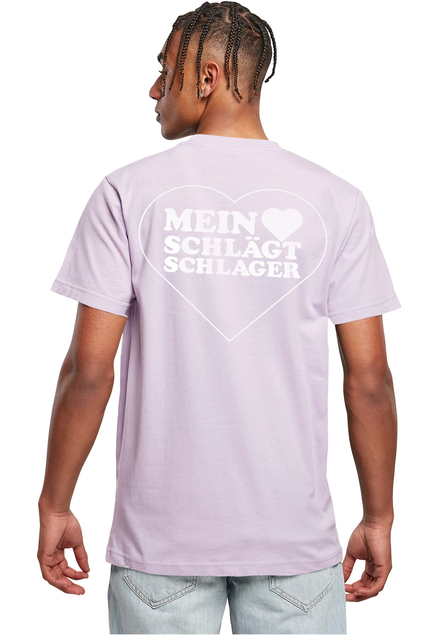 MHSS Herz Weiß 2 T-Shirt Lilac
