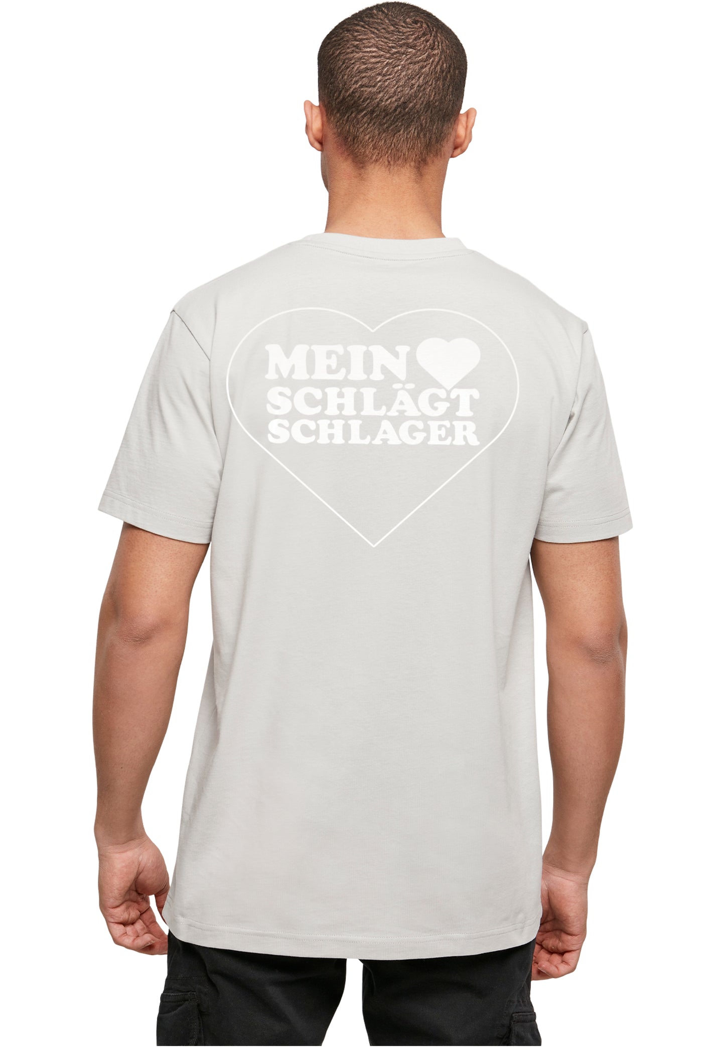 MHSS Herz Weiß 2 T-Shirt Lightasphalt
