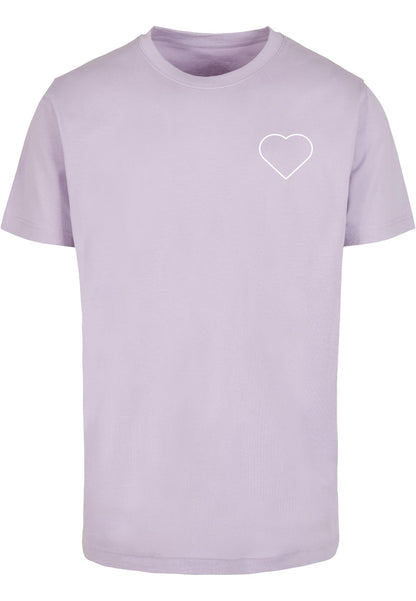 MHSS Herz Weiß 2 T-Shirt Lilac