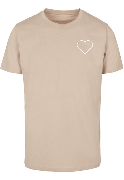 MHSS Herz Weiß 2 T-Shirt Sand