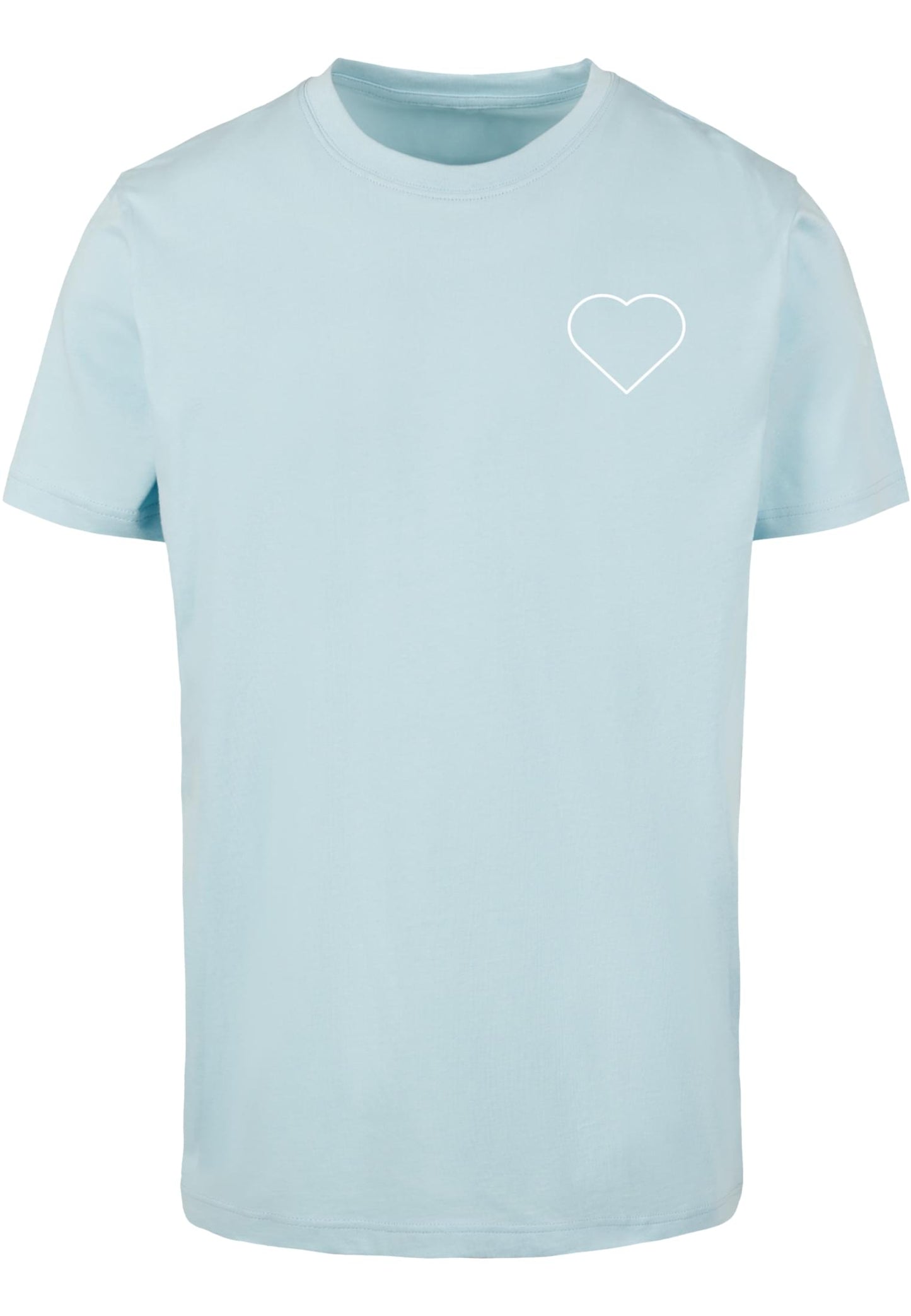 MHSS Herz Weiß 2 T-Shirt Ocen Blue