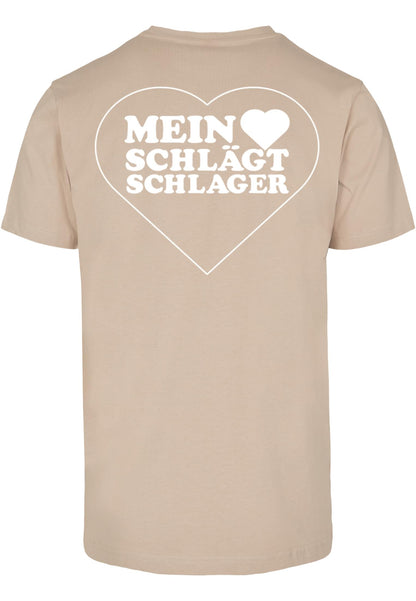 MHSS Herz Weiß 2 T-Shirt Sand