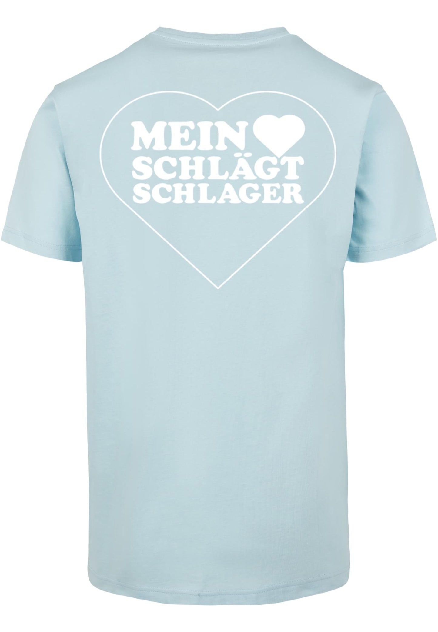 MHSS Herz Weiß 2 T-Shirt Ocen Blue