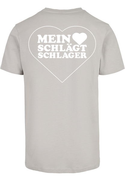 MHSS Herz Weiß 2 T-Shirt Lightasphalt