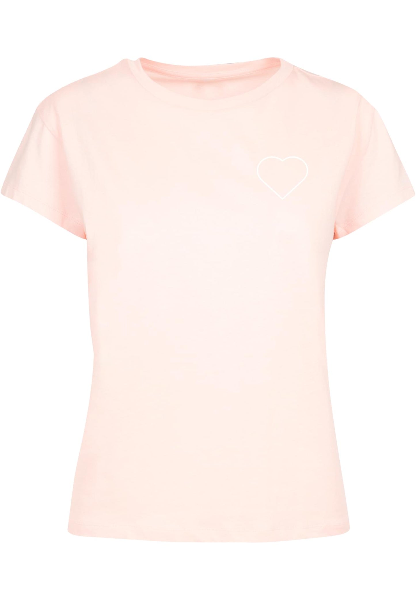 Ladies MHSS Herz Weiß 2 T-Shirt Pink
