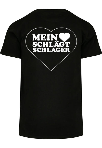 MHSS Herz Weiß 2 Basic T-Shirt Black