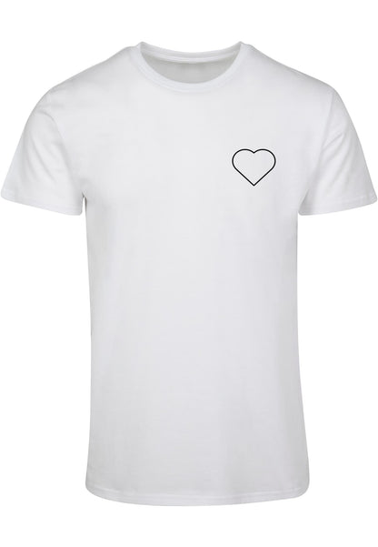 MHSS Herz Schwarz 2 Basic T-Shirt White