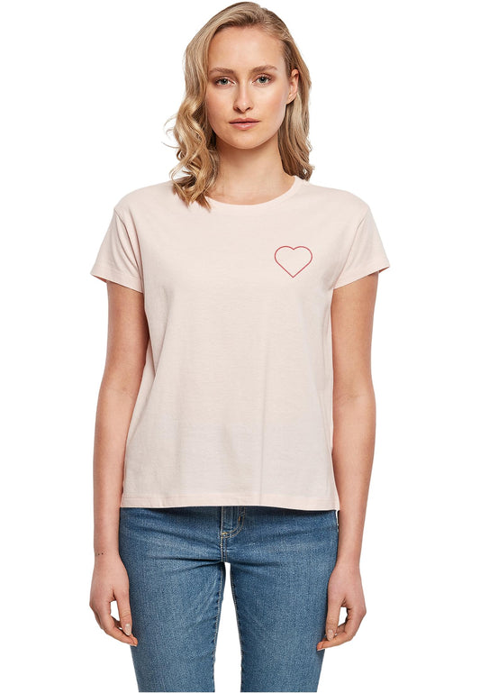 Ladies MHSS Herz Rot 2 T-Shirt Pink
