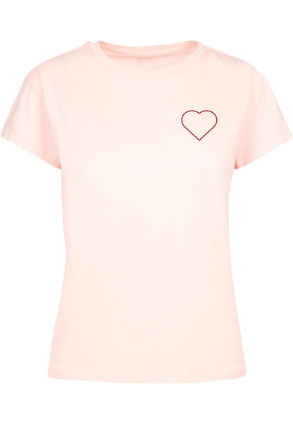 Ladies MHSS Herz Rot 2 T-Shirt Pink