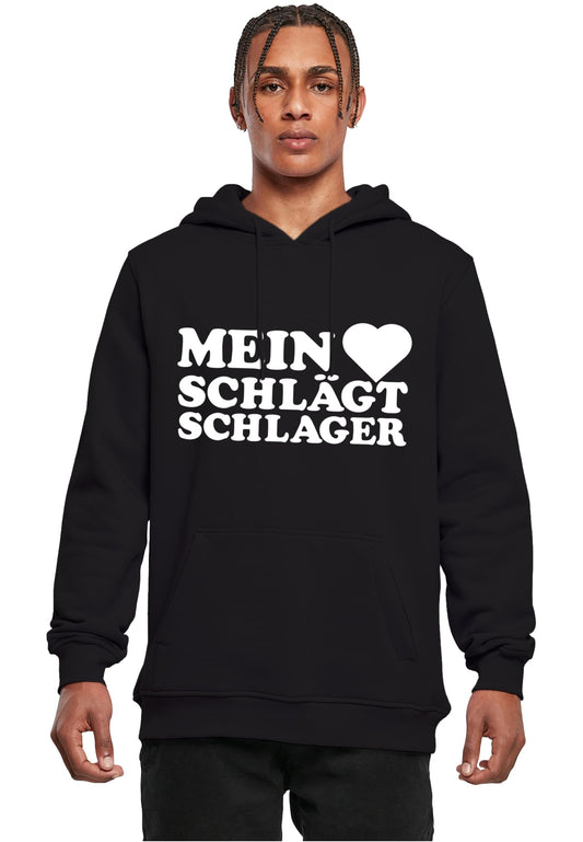 MHSS Logo Weiß Hoodie Black