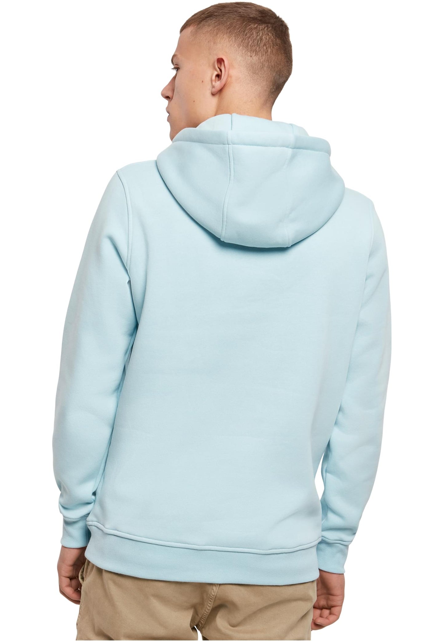 MHSS Logo Weiß Hoodie Ocean Blue