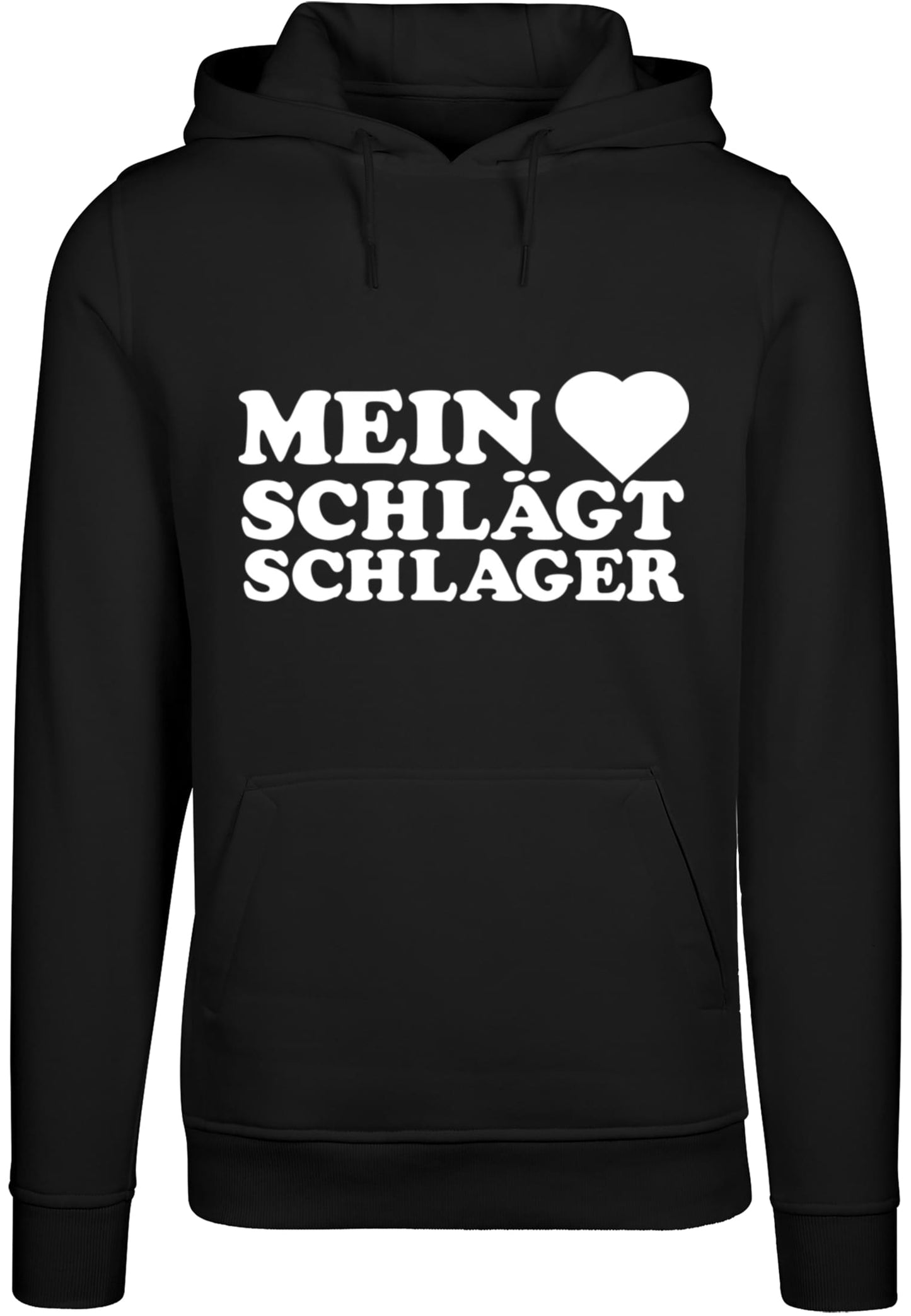MHSS Logo Weiß Hoodie Black