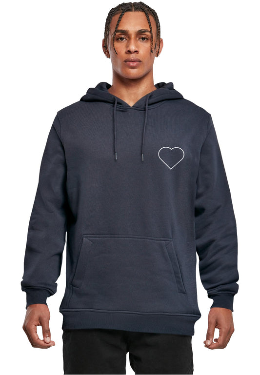 MHSS Herz Weiß 2 Hoodie b Navy