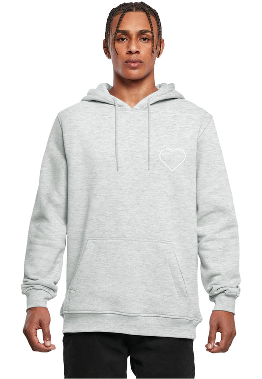 MHSS Herz Weiß 2 Hoodie b Grey